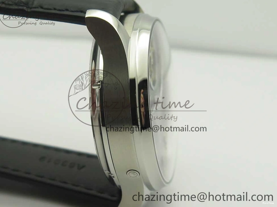 MIROTIME 0227 Sporty Portuguese Tourbillon IW504602 SS ZF Best Edition Blue Dial on Black Leather Strap 7175